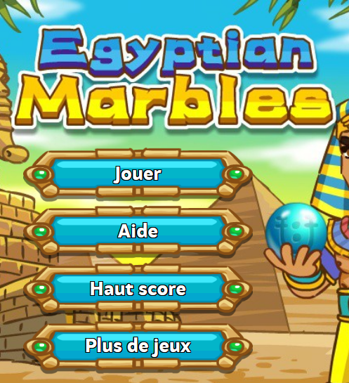 le jeu egyptian marbles