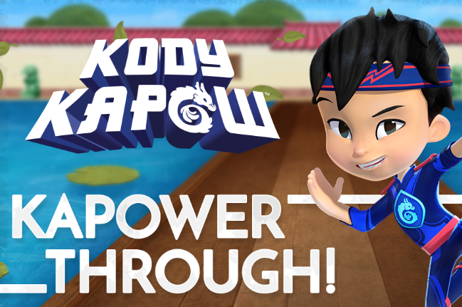 le jeu kody kapow kapower through