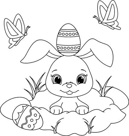 coloriage lapin